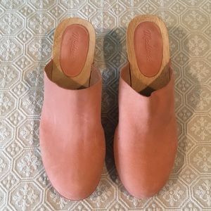 Madewell Suede Clogs Sz 8 EUC